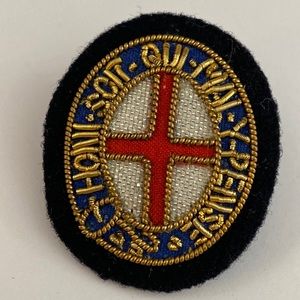 Vintage threaded French tack pin old Norman French